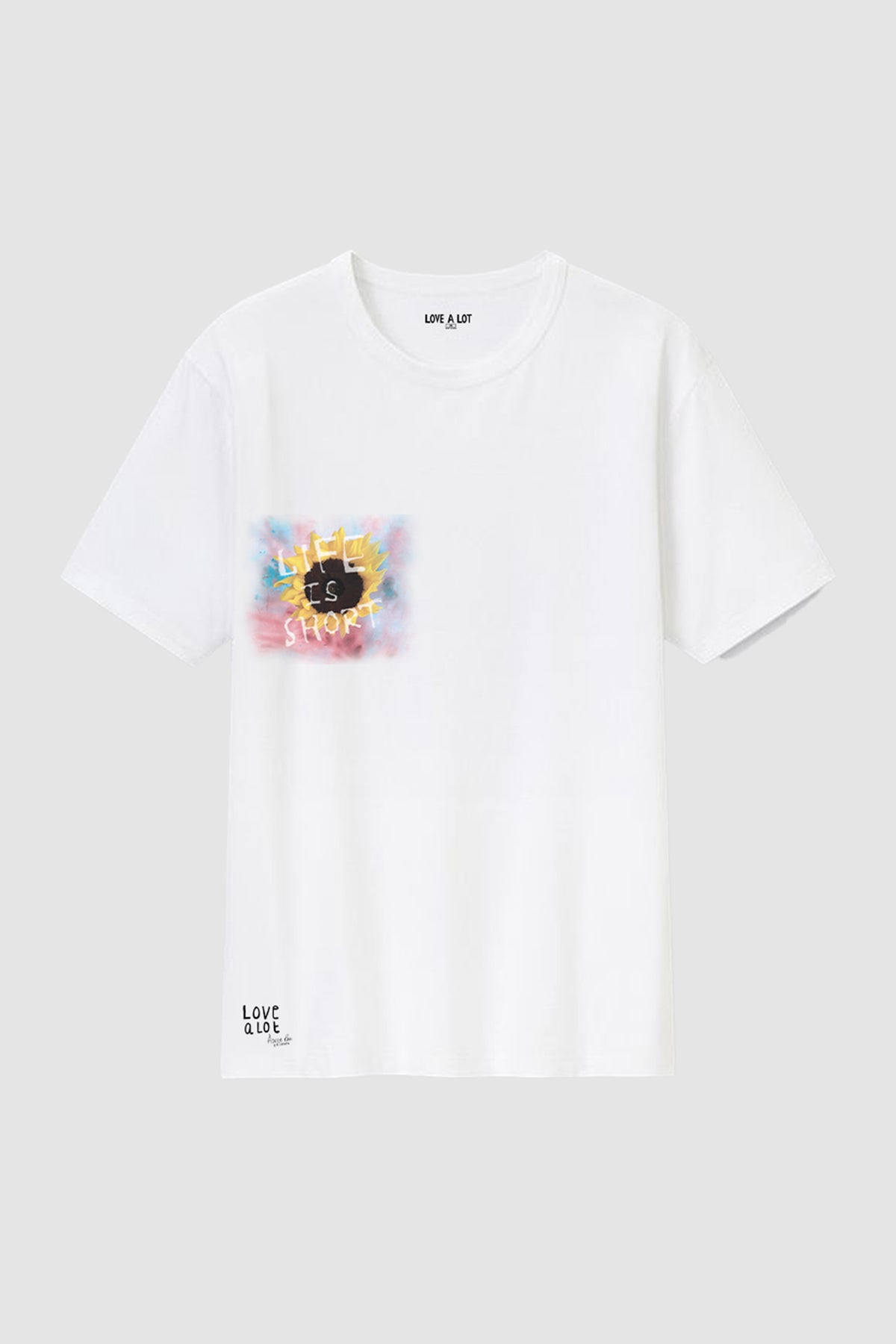 Life is Short - Sunflower Patch Pocket