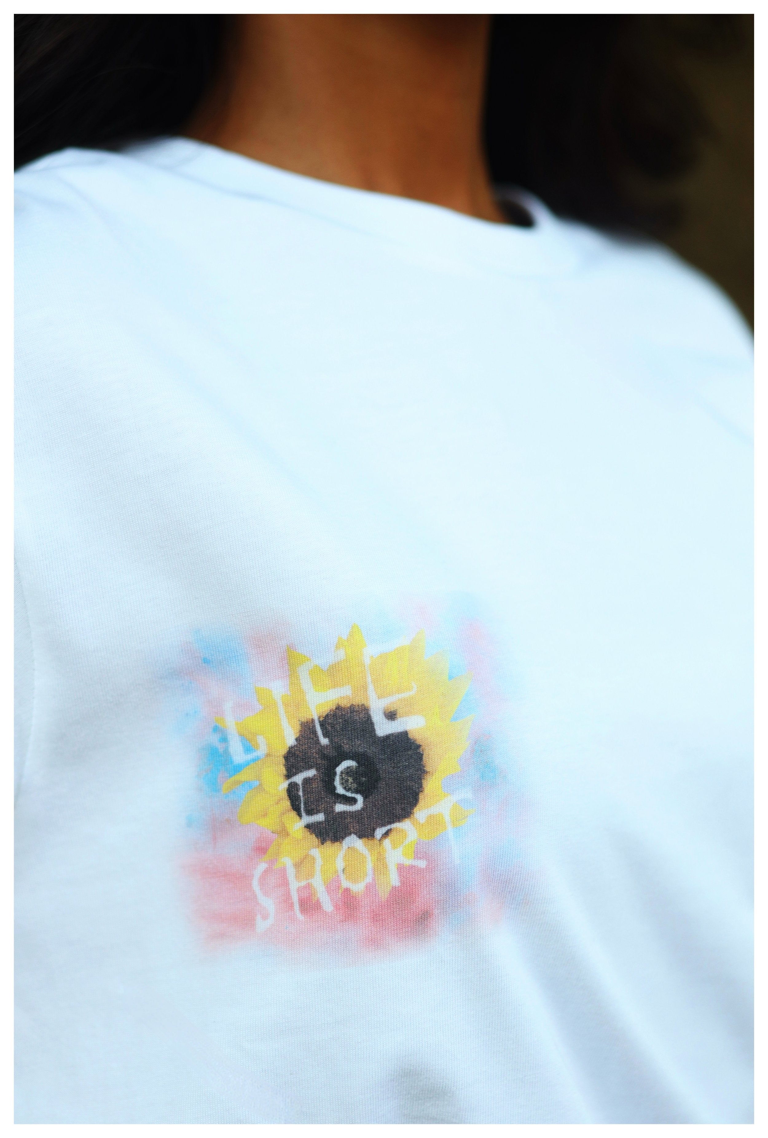 Life is Short - Sunflower Patch Pocket